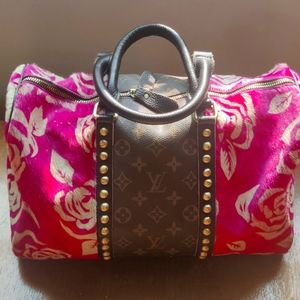 Upcycled LV Large Speedy Purse